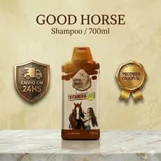 Shampoo de Cavalo Good Horse 700ml Vitamina A Original Força Brilho Crescimento Veterinário