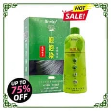 Brimles Shampoo Preto Tintura de Cabelo Bolha Tintura de Cabelo Um Preto Um Pacote Castanho Marrom Cor Popular Planta de