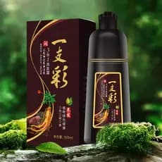 Tintura de Bolha Shampoo Unisexo de Longa Duração / Tintura de Cabelo / Preto