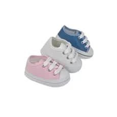 Kit 3 pares sapatinho de bebe saída de maternidade para recém nascido sapato bebê