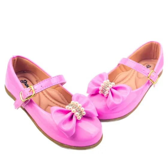 Sapatilha Infantil Feminina De Menina do 20 ao 34 Super Confortável Direto Da Fabrica SPT 503 Rosa Bale