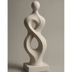 Escultura de Design Eclipsa – Peça de Arte Minimalista Abstrata