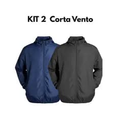 KIT 2 jaquetas corta vento impermeavél