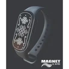 Pulseira magnética saúde e equilibrio  com Infra Vermelhos longo  , 2 Imãs Neodímio 3.500 gauss e ions negativos