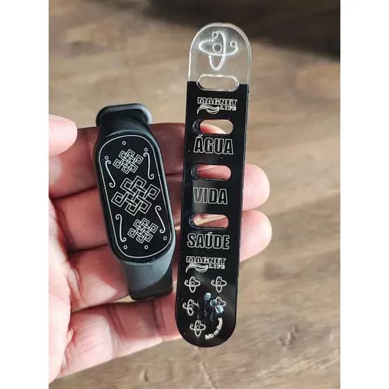 Kit magneticos Magnetizador com ions negativos e imãs de neodimio 3.500  e pulseira magnética PULSAR ajustável