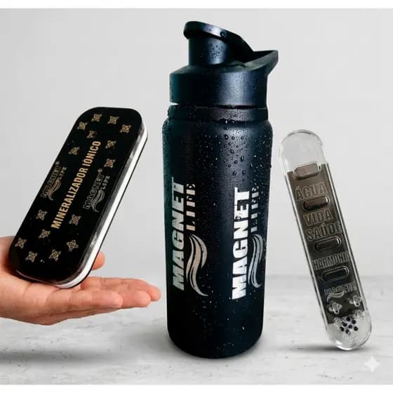 Kit Mineralizador + Magnetizador MAGNETLIFE imãs de neodímio 3.500 agua magnetizada