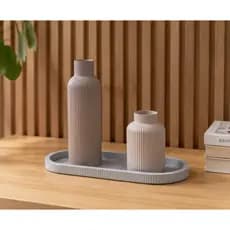 Kit Vasos Decorativos Modernos com Bandeja – Decoração Minimalista