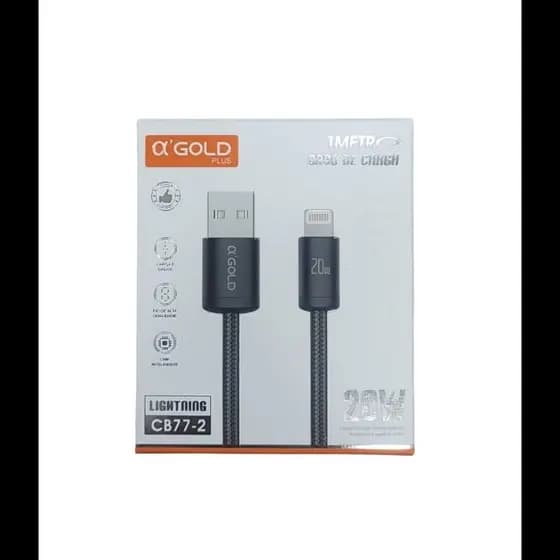 Cabo a'Gold CB77-2 Usb para Lightning Dados e Carregamento