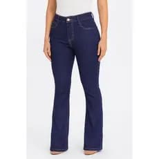 Calça jeans básica flare