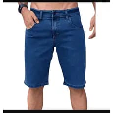 Bermuda jeans masculina