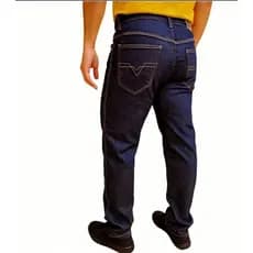 Calças jeans de trabalho masculina tradicional