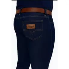 Calça jeans trabalho com elastano masculina