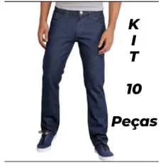 Calça jeans de trabalho  - Kit 10 peças