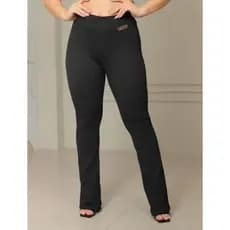 Calça bailarina colmeia  flare feminina