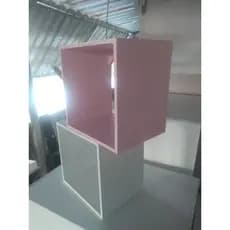 Kit Nicho  rosa e branco