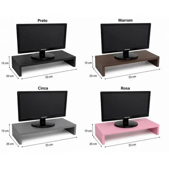 Suporte Base para monitor Notebook TV Games.