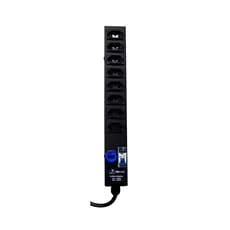 Regua 8 Tomadas Disjuntor Alta Potencia Cabo Grosso Voltimetro Tensão Bivolt 127v/220v