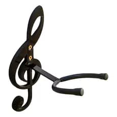 Suporte de Parede Fixo para Violão Guitarra Ukulele Cavaco Clave de sol