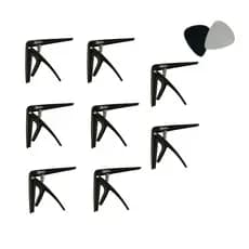 Kit 8 Capotrastes Para Ukulele