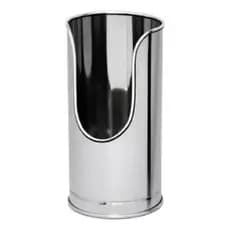 SUPORTE PORTA EXTINTOR BATOM 200X495MM ACO INOX 430 POLIDO BX203