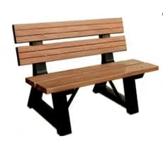 BANCO DE JARDIM LINHA URBAN 110CM - MADEIRA PLÁSTICA