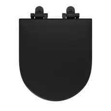 ASSENTO POLIESTER SLOW CLOSE PRETO FOSCO AP.237-EB.FSC/BL MT DECA CARRARA DUN LK LEVEL NUOVA