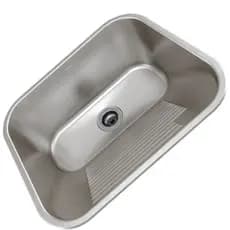 Tanque Lavanderia Monobloco 30L Aco Inox 304 Escovado CT-50  Luxo 50x40x23mm MEKAL 90010195016