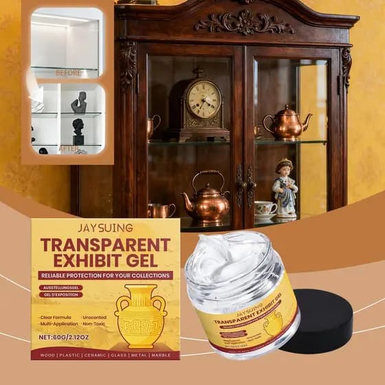 Museu Gel 60g Cola Removível Transparente Adesivo Cera Para Antiguidades Vidro Cerâmica Figuras Decorações Conservação G