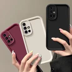 Para Samsung Galaxy A71 4G Caso A51 4G A31 A50 A50S A30 S A20 De Telefone Proteção Câmera anti Queda Capa Macia