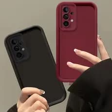 Para Samsung A73 5G Caso Galaxy A72 A53 A52 S A33 A32 A23 A13 4G De Telefone Proteção Câmera anti Queda Capa Macia
