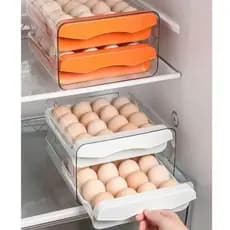 Suporte de Ovos para Geladeira 2 Andares | Organizador de Ovos