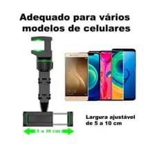 Suporte de Celular Universal Articulado | Carros e outras Superficies