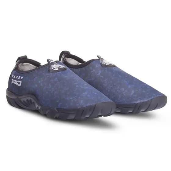 Sapatilha Aquática Esportes Pesca Camping Trilha Lazer - Bad Fish - Cinza e Azul
