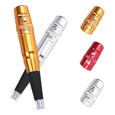 Kit Dermógrafo + 20 Agulhas Micropigmentação Universal - Cor Enviada Sortida