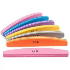 Kit 10 Lixas Polidoras Boomerang Sortida - Fan Nails/D&Z/X&D