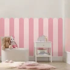 Adesivo de Parede Infantil Cerca Rosa e Azul Cerquinha Quarto Bebê