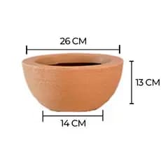 Vaso para planta e flores  Decorativo em Polietileno, Bacia Cód. 43