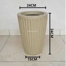Vasos para Plantas e flores Decorativos Recicláveis em Polietileno, Cód 40