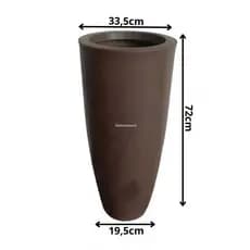 Vaso para plantas e flores , área externa e interna Decorativo, Coluna Ibiza lisa  Cód.146