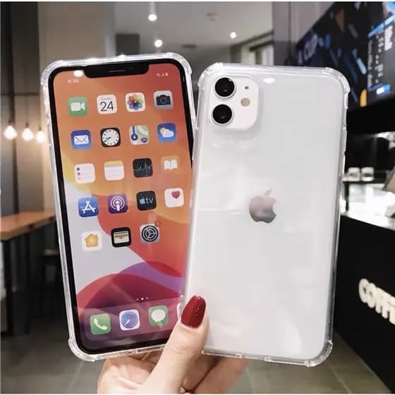 Capa Capinha Case Silicone tpu Anti Impacto Transparente iPhone 6/7/8 Plus Xs XR 11 Pro Max 12 13 Pro max 14 Plus