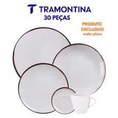 Jogo de Jantar Canyon Porcelana Decorada 30 Peças Tramontina