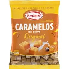 Bala Mastigável Embare Caramelo 660g
