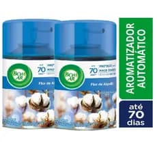 Kit 2 Bom Ar Freshmatic Flor Algodão Spray Automático Refil 250ML