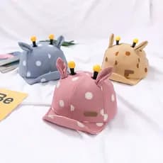 Primavera Verão Chapéu Do Bebê Bonés De Beisebol Para Meninos Meninas Polka Dot Impressão Sombrinha Viseira Chapéus De Sol