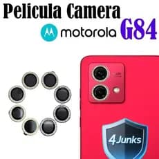Pelicula (2Pcs) Protetor de Câmera Diamante Motorola G84 Protetor Da Lente