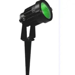 Espeto Jardim 9w Prova D'água Bivolt Led Luz Verde