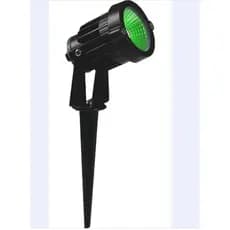 Luminária Espeto Jardim 5w Led Verde Bivolt Prova De Agua