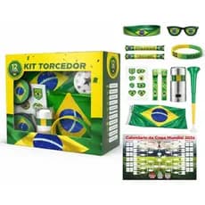 Torcedor Brasil Kit Para Torcer Na Copa Com 12 Peças