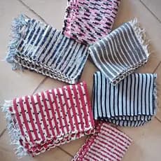 kit 5 tapetes zebrinha p variados