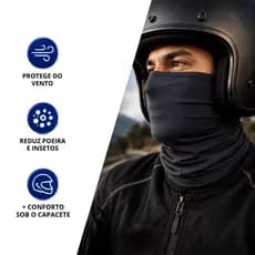 Bandana Tubular Balaclava Proteção Cabelo Uber Moto Uv50+
